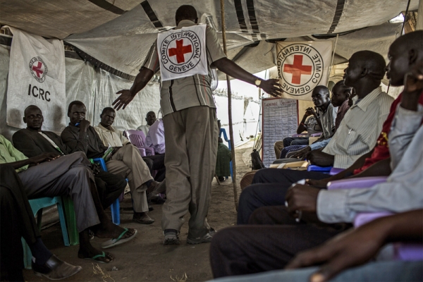 ICRC staff meets volunteers from the South Sudan Red Cross