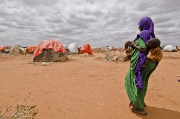 The airstrip area displacement site in the Somali region of Ethiopia