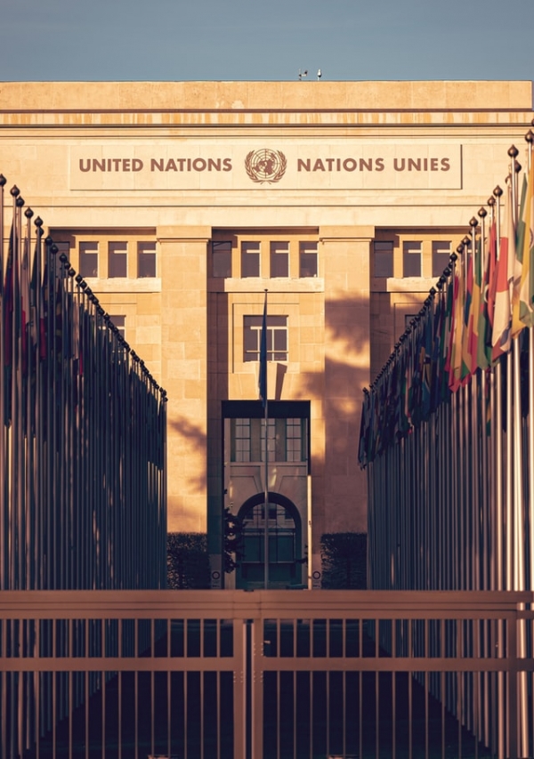 UN office in Geneva at Palais des Nations 