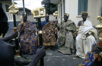 Una tribù Baule della Costa d’Avorio 