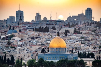 Vista della Moschea di Al-Aqsa, a Gerusalemme