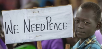 &quot;Abbiamo bisogno di pace&quot;