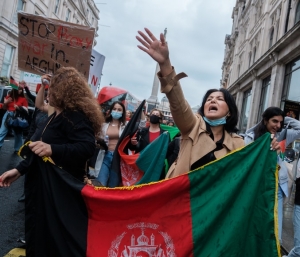 Protesta contro il conflitto afghano a Londra