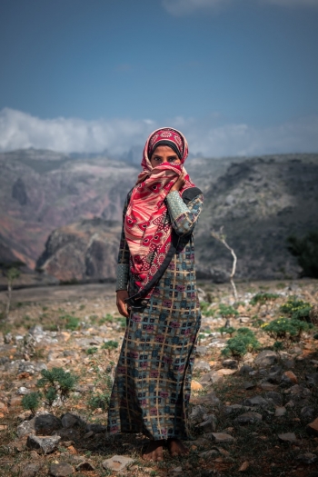 A local Yemeni girl on Socotra Island