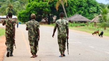 The Mozambican army has started policing towns in the north of the African country 
