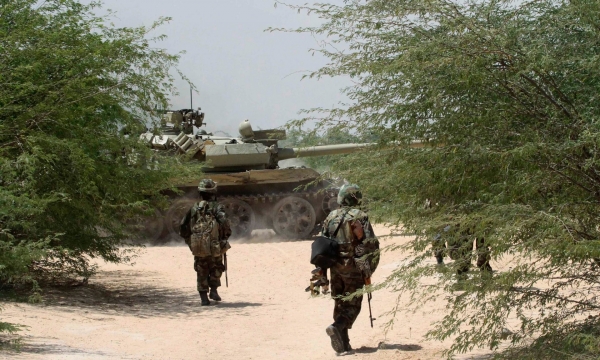AMISOM peacekeepers in Somalia
