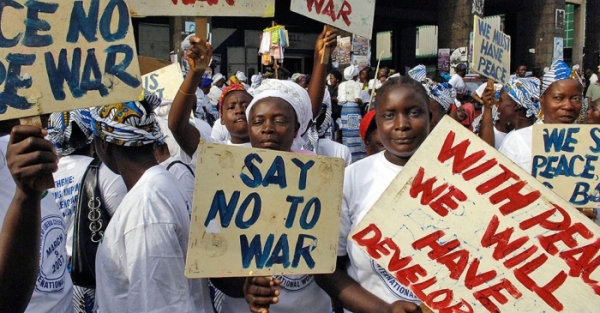 Peaceful protest against gender-based violence on International Women’s Day held in Liberia