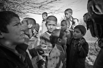 Group of boys in Afghanistan 